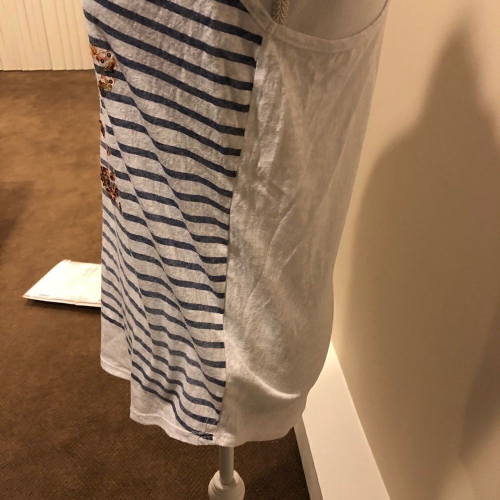 Pookie & Sebastian Striped Tank-top with Anchor - Picture 4 of 6